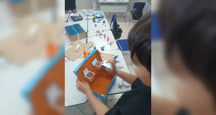 Confira os registros da proposta em sala de aula.