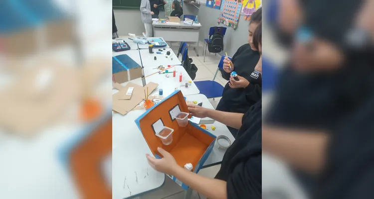 Confira os registros da proposta em sala de aula.