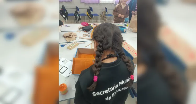 Confira os registros da proposta em sala de aula.