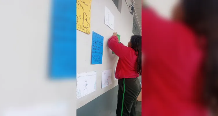 Confira a série de registros do amplo trabalho em sala de aula.