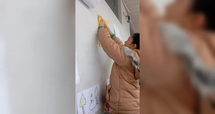 Confira a série de registros do amplo trabalho em sala de aula.