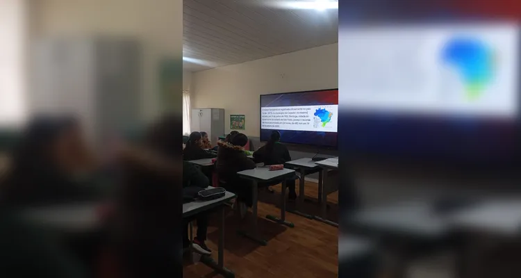 Confira a série de registros do amplo trabalho em sala de aula.