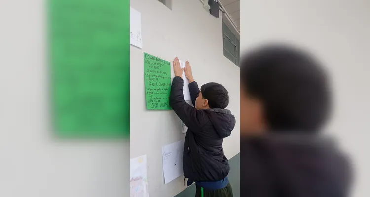 Confira a série de registros do amplo trabalho em sala de aula.