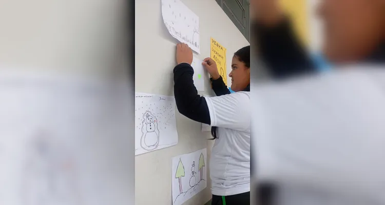 Confira a série de registros do amplo trabalho em sala de aula.