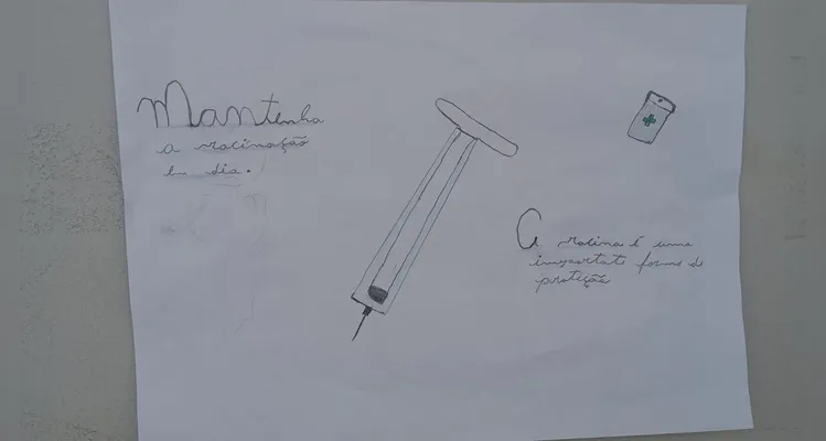 Confira a série de registros do amplo trabalho em sala de aula.