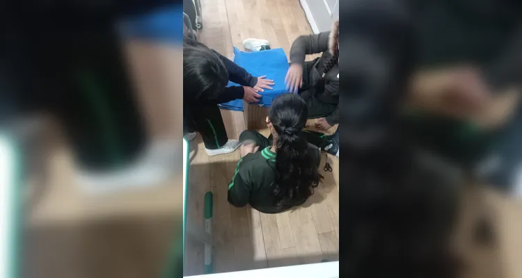 Confira a série de registros do amplo trabalho em sala de aula.