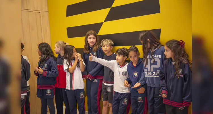 Confira a série de registros do momento especial com os estudantes.