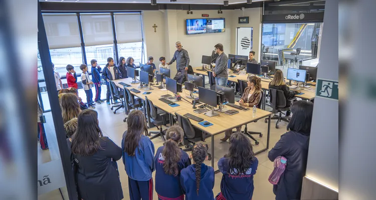 Confira a série de registros do momento especial com os estudantes.