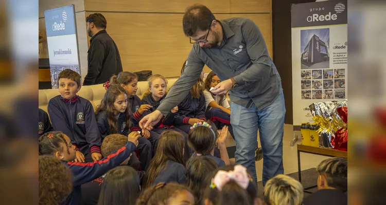 Confira a série de registros do momento especial com os estudantes.