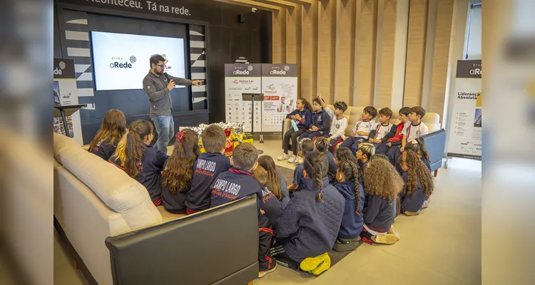 Confira a série de registros do momento especial com os estudantes.