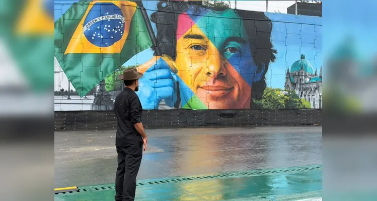 Confira mais imagens do mural.
