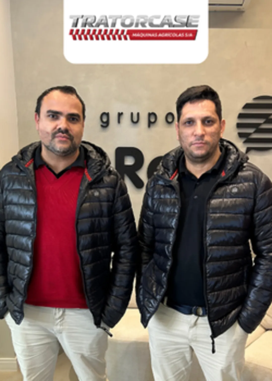 Jeferson Santos, Gerente Corporativo de Serviços, e Maicon Geovanni, Coordenador de Serviços em Ponta Grossa
