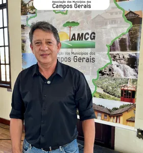 Gerson Nunes, presidente da Associação dos Municípios dos Campos Gerais (AMCG)