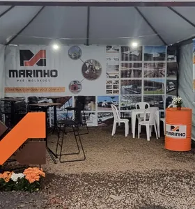 Durante os três dias de evento, a equipe da Marinho estará à disposição para apresentar seus serviços