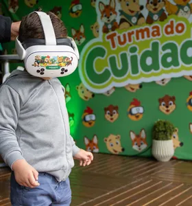 Iniciativa marcou a apresentação dos quatro novos mascotes da cooperativa e de uma nova experiência de realidade virtual