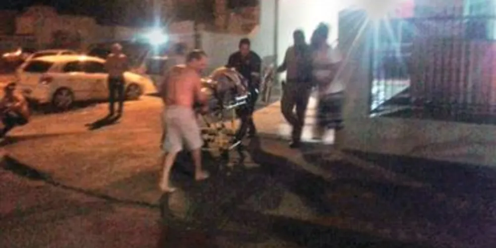 Vítima foi atendida por socorristas e morreu no Hospital
