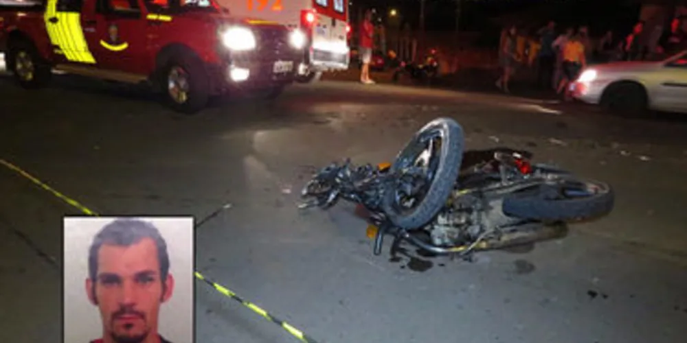 Motociclista morreu na hora ao colidir de frente com caminhonete