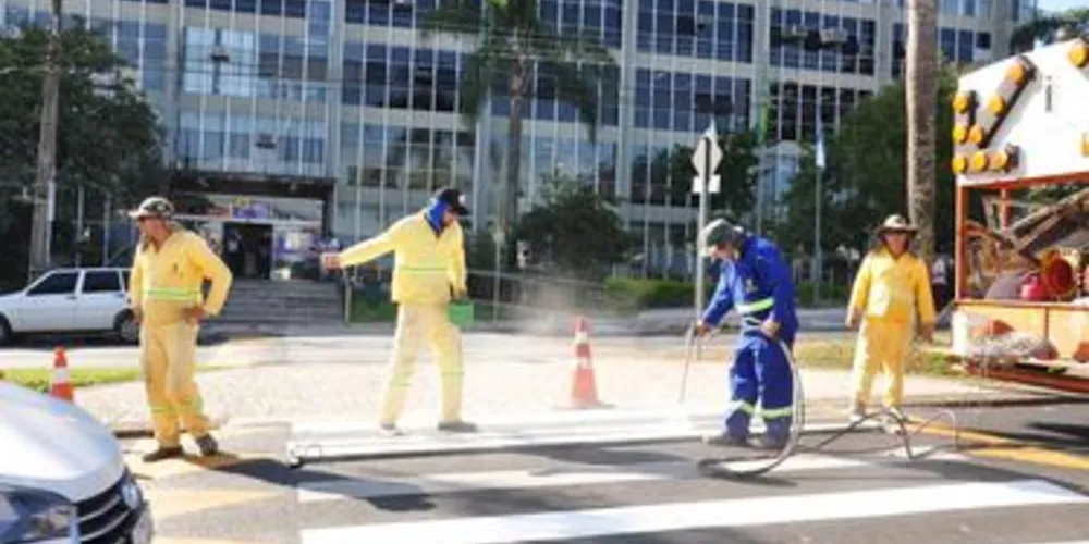 As obras de revitalização da Avenida Visconde de Taunay tiveram início em agosto de 2015, com investimento de pouco mais de R$ 4,7 milhões