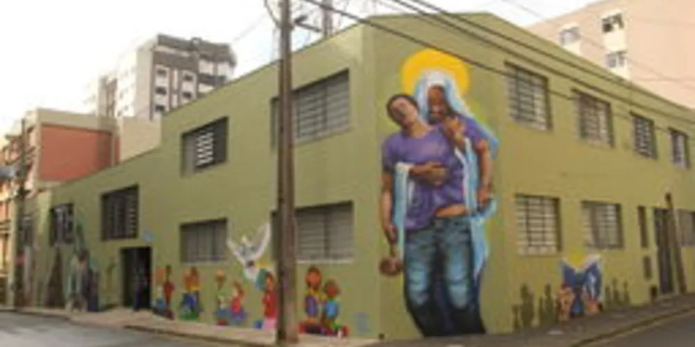 Salão Paroquial da Catedral de PG recebeu uma nova pintura
