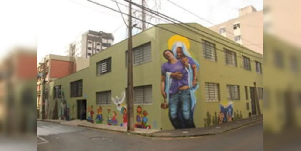 Salão Paroquial da Catedral de PG recebeu uma nova pintura