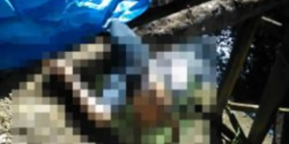 Corpo foi encontrado pendurado em ponte