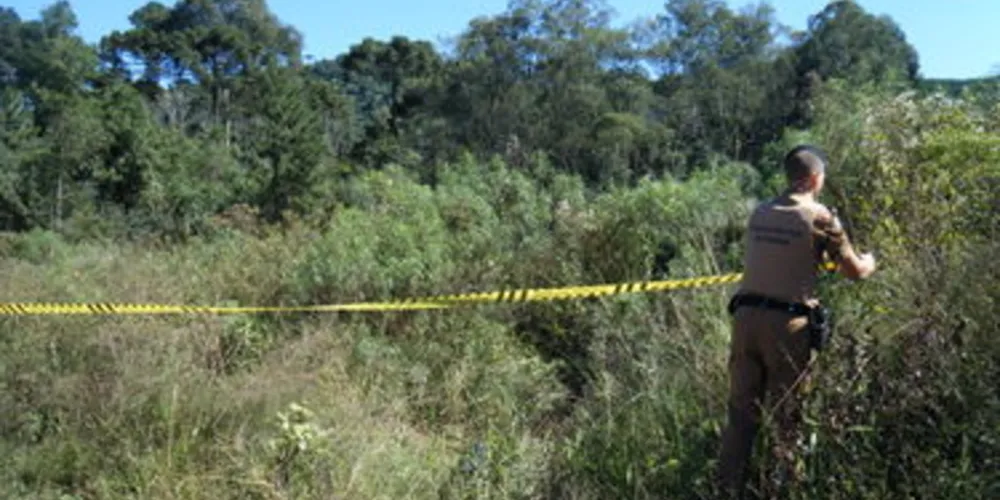 Polícia Militar isolou a área até a chegada da Polícia Civil