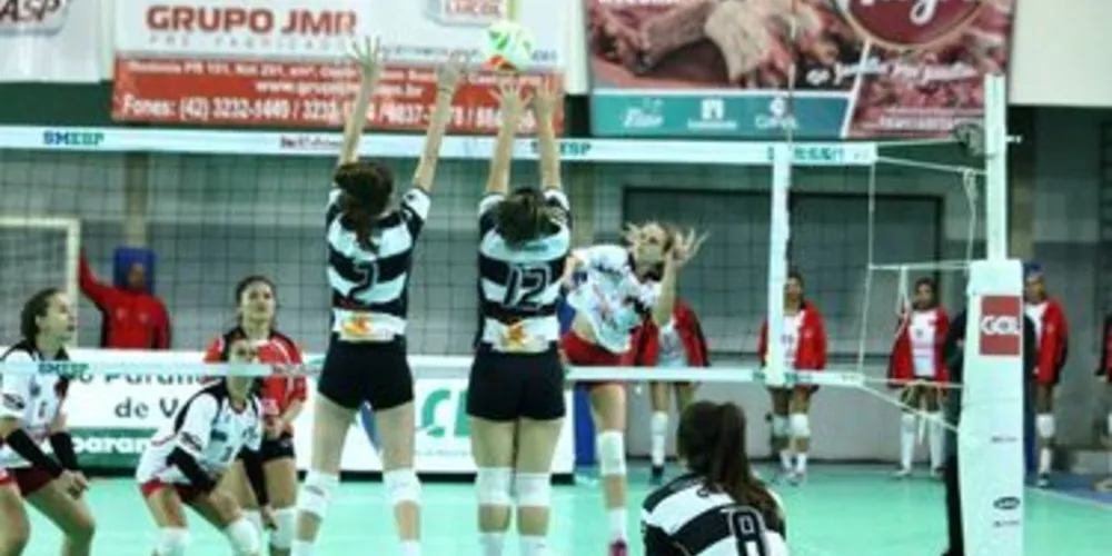 Imagem ilustrativa da imagem Atletas disputam estadual sub-19 de vôlei em Castro