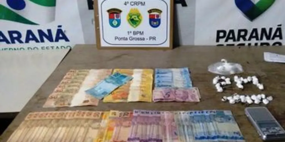 47 gramas de cocaína foram apreendidas