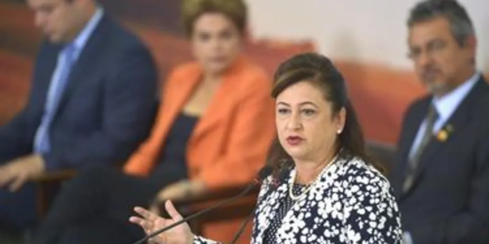 Kátia Abreu disse confiar na honestidade e espírito público da presidenta Dilma Rousseff