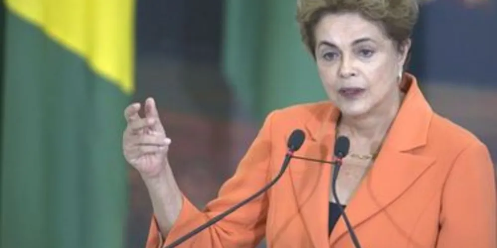 Dilma fez pronunciamento na manhã de hoje