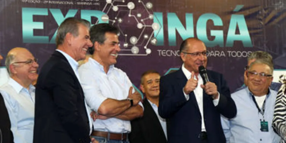 Governador Beto Richa e o governador de São Paulo, Geraldo Alckmin, visitaram a Expoingá
