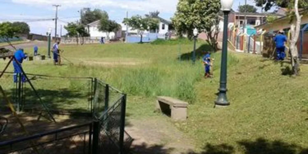 Ao longo dos últimos três anos, a poda de cerca de 5 mil quilômetros quadrados de grama em praças e terrenos públicos