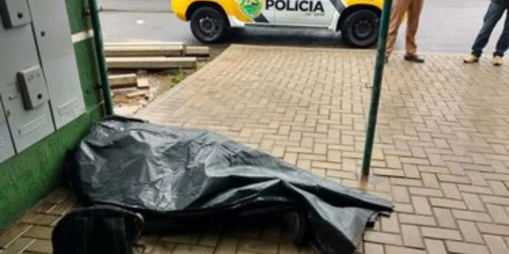 Corpo foi localizado no Centro de Prudentópolis