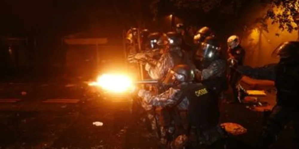 Polícia Militar dispersou grupo que estava acampado