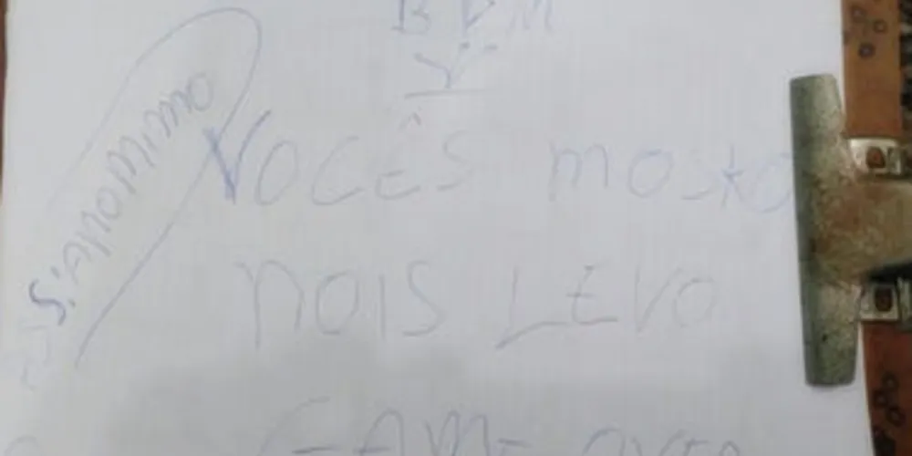 Imagem ilustrativa da imagem Assaltantes invadem creche e deixam recado no PR