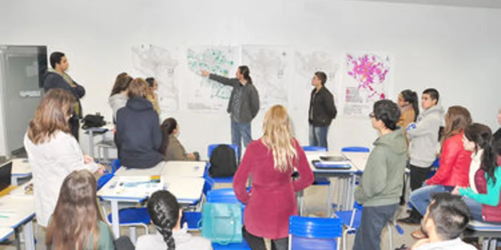 Imagem ilustrativa da imagem Iplan promove oficina para alunos da UEPG