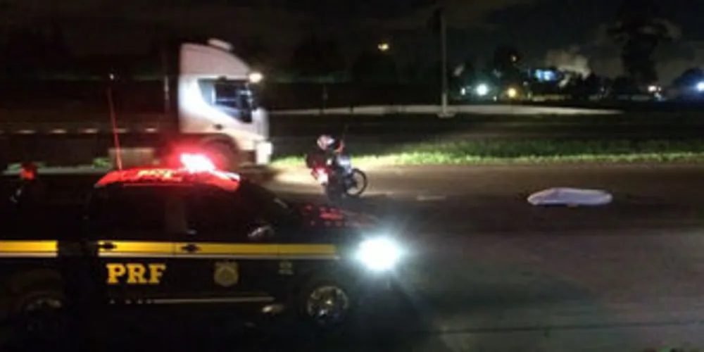 Homem morreu atropelado por motociclista