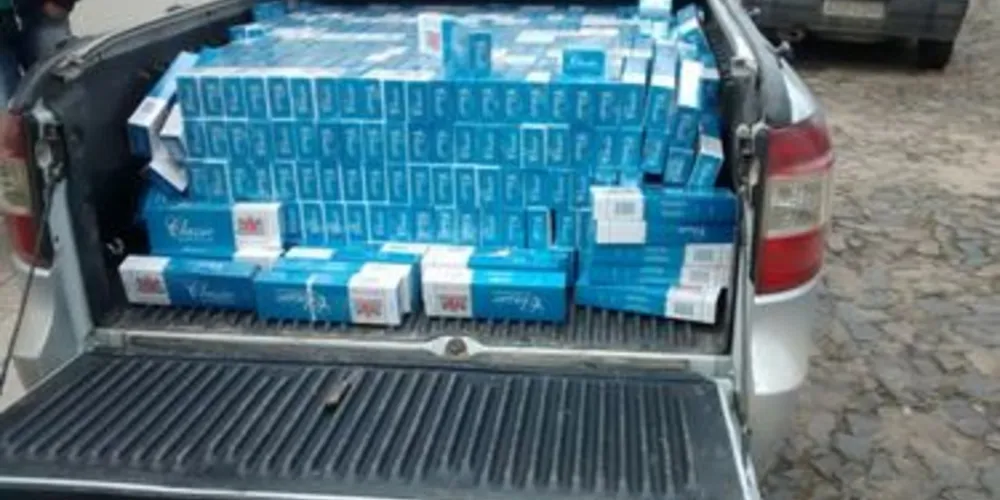 750 caixas de cigarro foram apreendidas em Imbituva