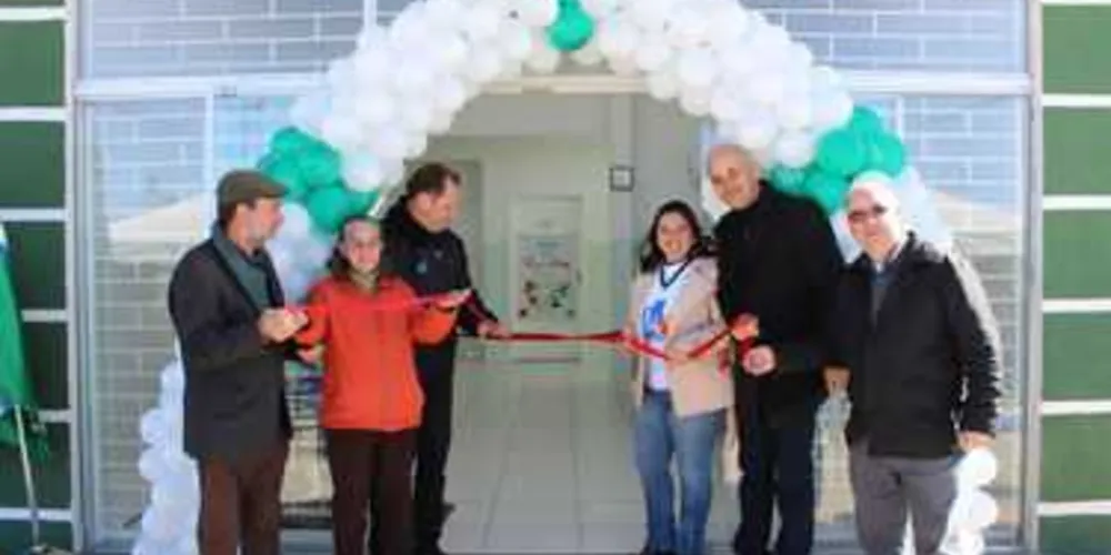 ESF foi inaugurada no sábado em Palmeira