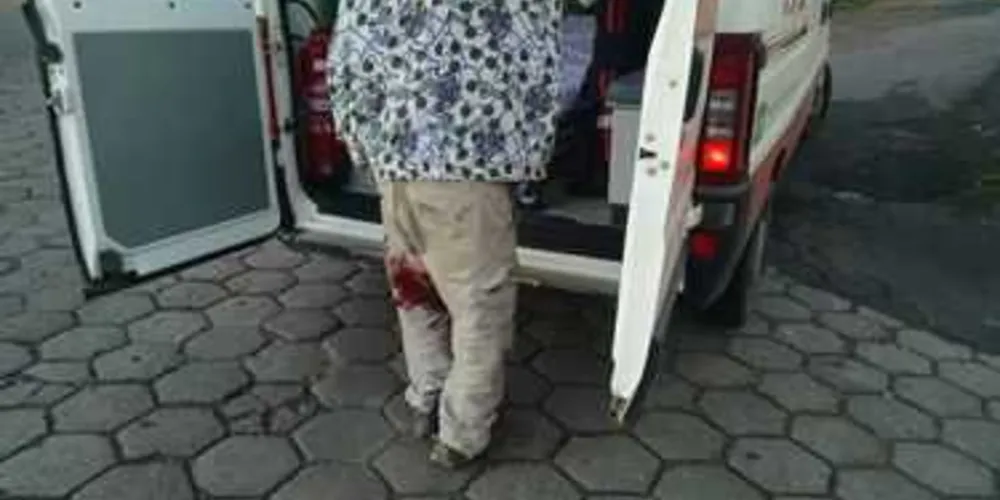 Homem foi baleado na perna em Castro