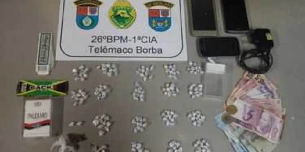 Imagem ilustrativa da imagem Polícia de TB detém garoto de 13 anos e 182 pedras de crack