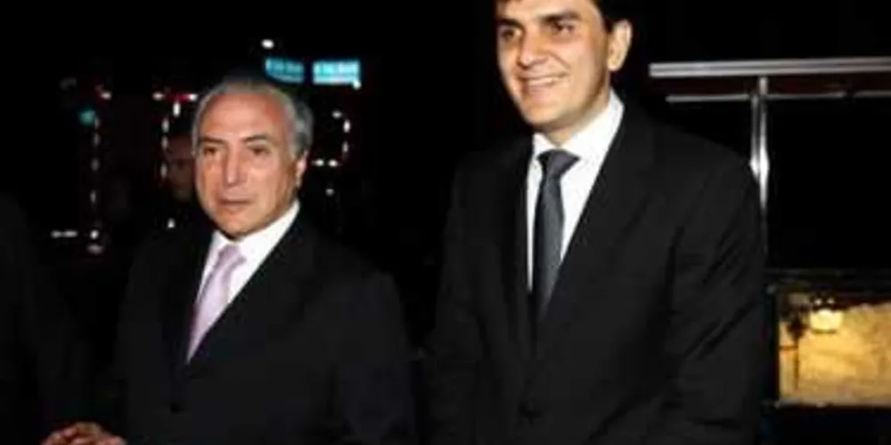 Temer (esq.) pediu dinheiro para a campanha de Chalita (dir.), segundo depoimento