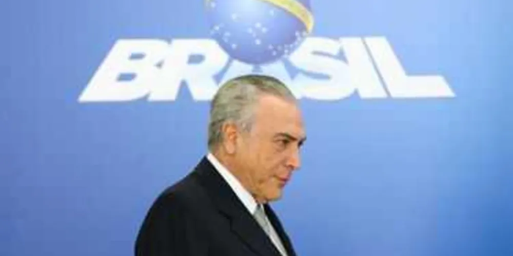  O presidente interino Michel Temer durante pronunciamento no Palácio do Planalto disse que as acusações do ex-presidente da Transpetro Sérgio Machado são mentirosas e criminosas 