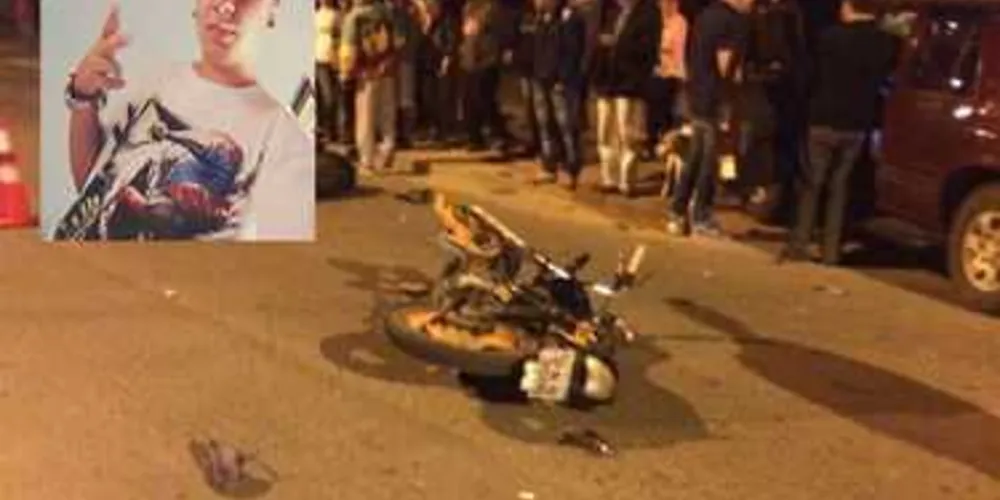 Rapaz morreu em um acidente em Carambeí