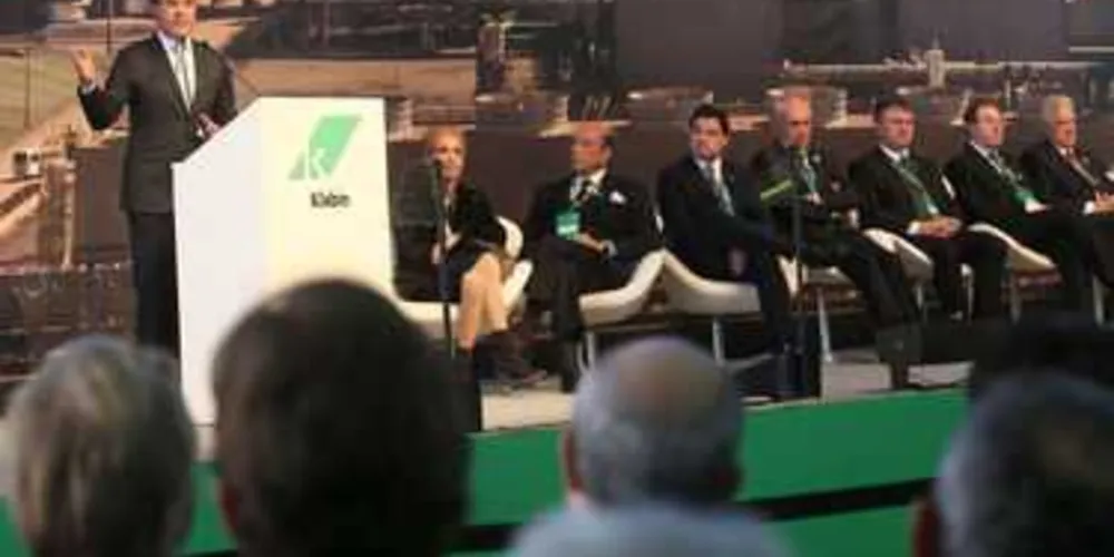 Evento de inauguração da Klabin aconteceu na terça-feira