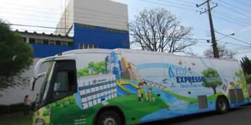 Imagem ilustrativa da imagem Sanepar traz EcoExpresso para Semana Olímpica