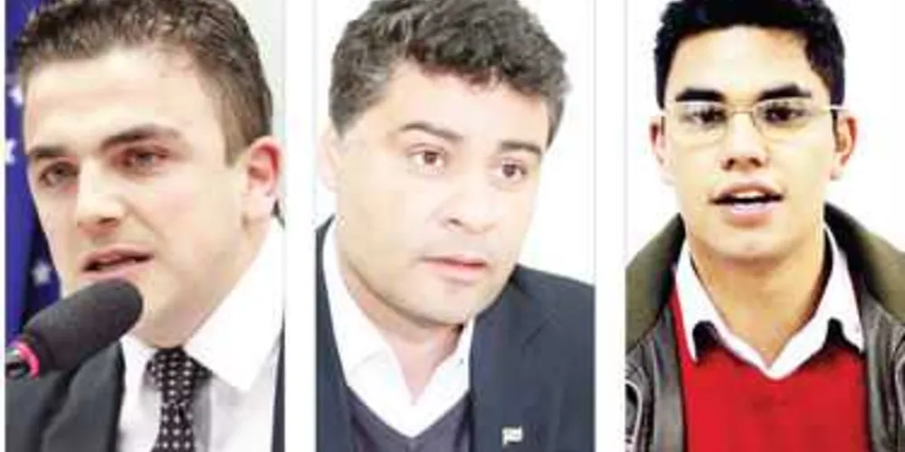 Aliel, Rangel e Leandro são os candidatos com o maior número de seguidores