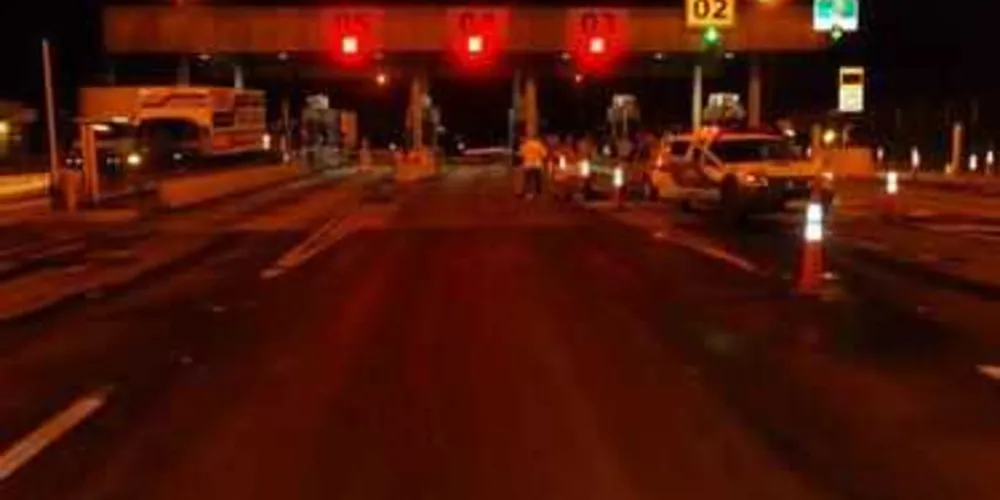 Praça de pedágio da BR-376 voltou a ser alvo de bandidos