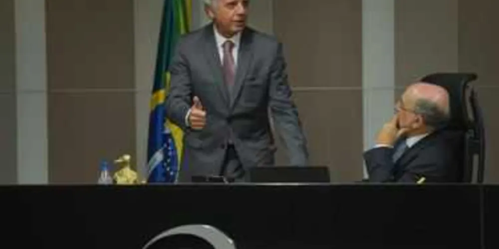 Ministro José Múcio Monteiro na sessão que, em junho, analisou as contas de 2015 da presidenta afastada Dilma Rousseff