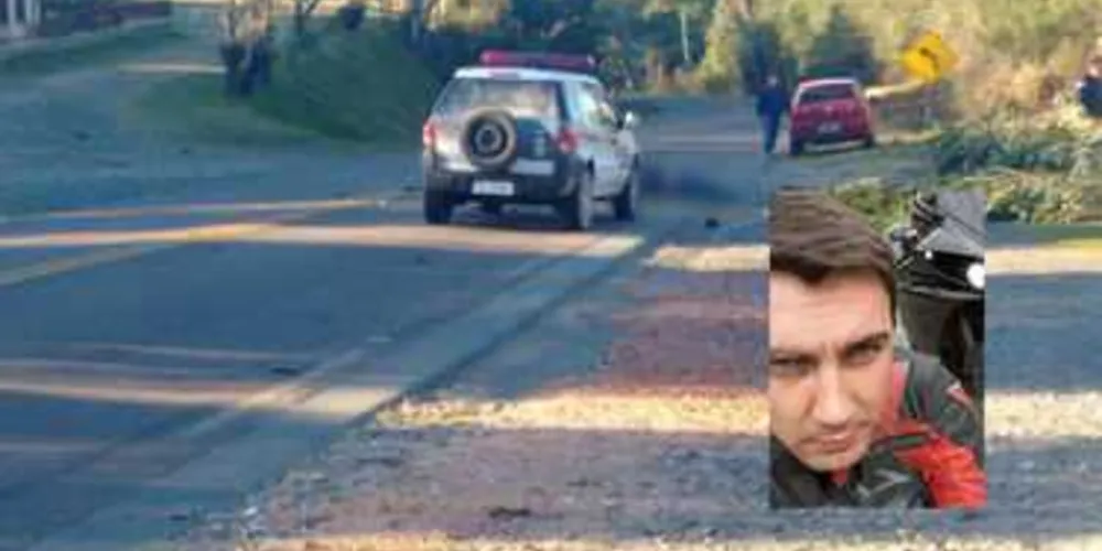 Motociclista bateu contra a traseira de um veículo e não sobreviveu
